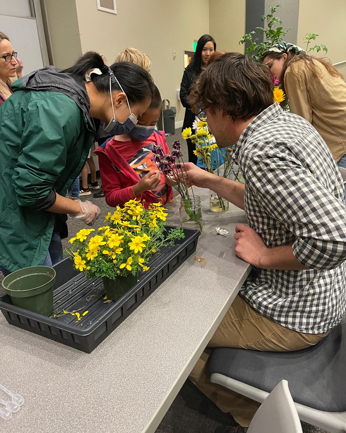 First through fifth graders participated in a G.U.T.S. program held October 12 that featured flowers, fruits and fun.