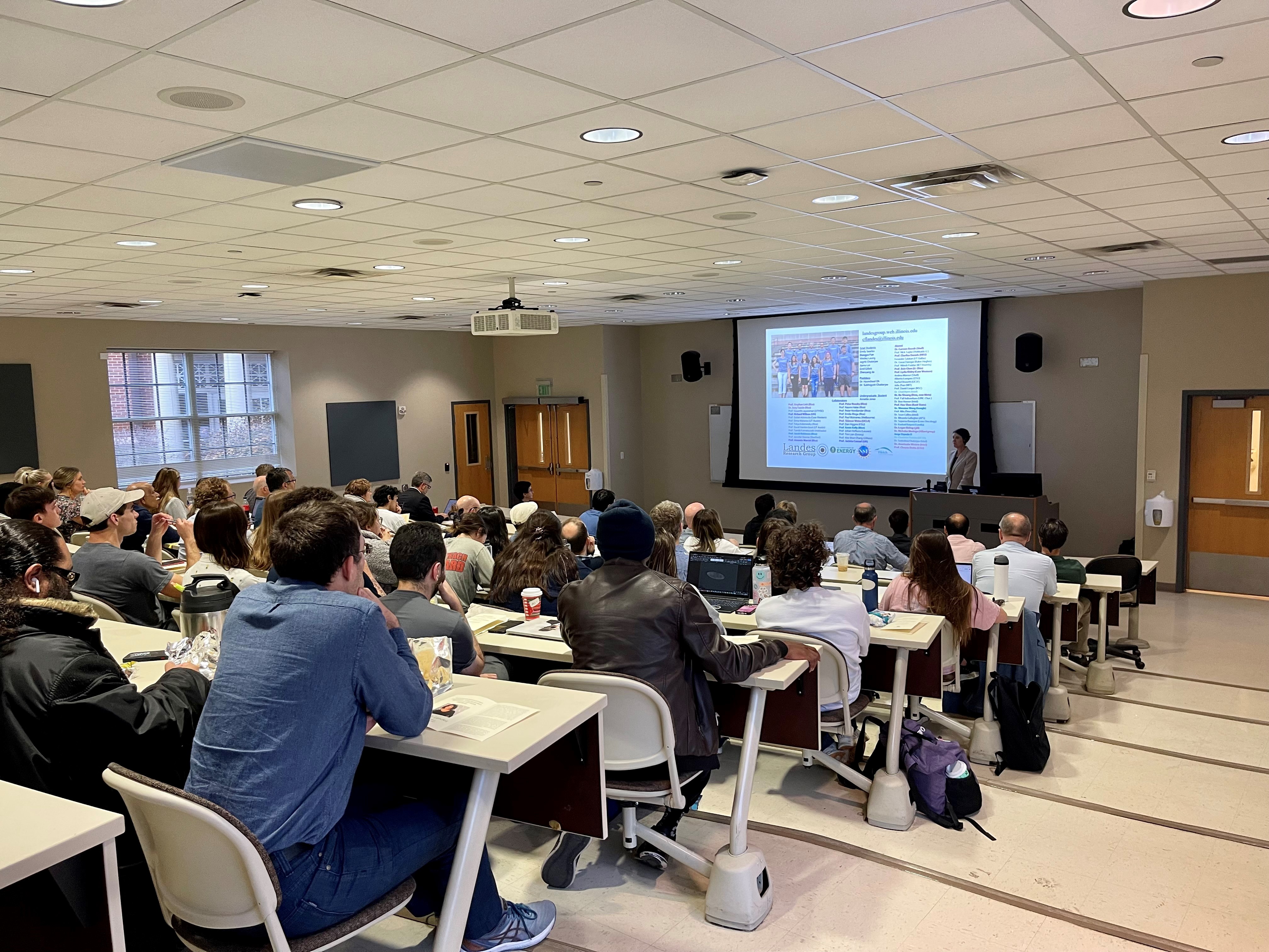 Landes thanked her research group and everyone who has made this work possible.