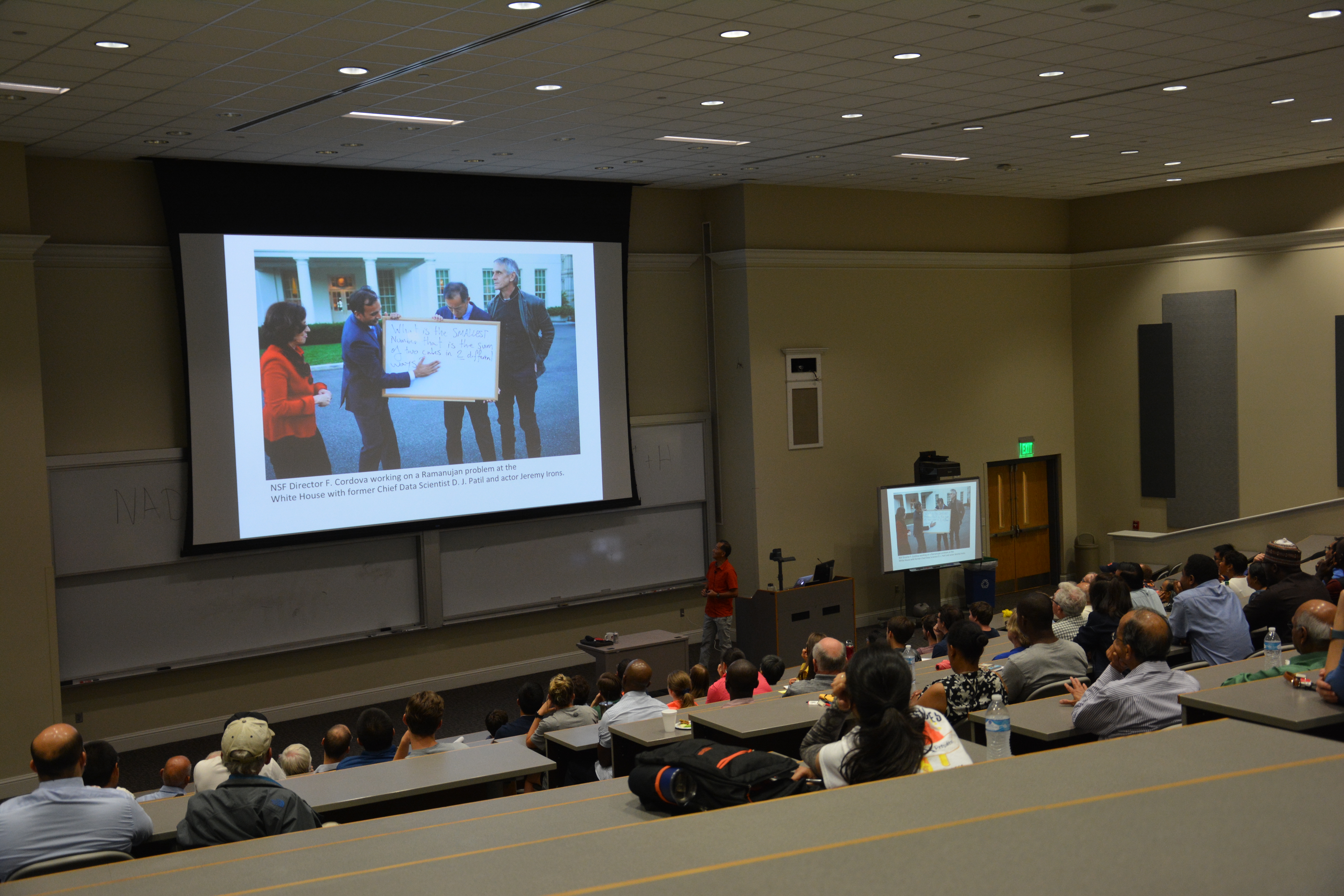 Dr. Ken Ono Speaks on Ramanujan at COSAM