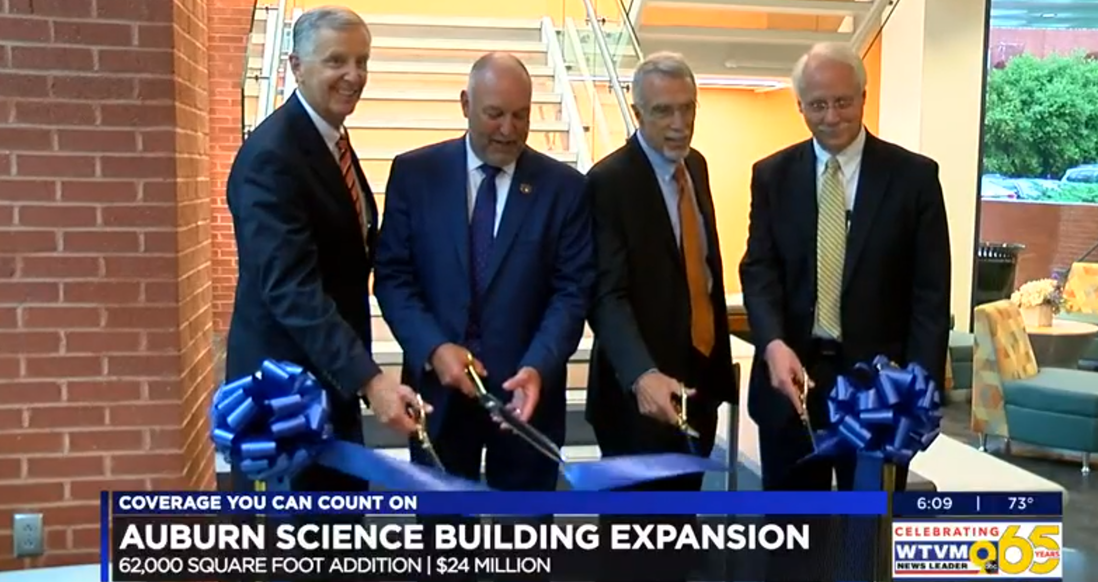 Auburn University Unveils New 62K Square Foot Science Building Expansion