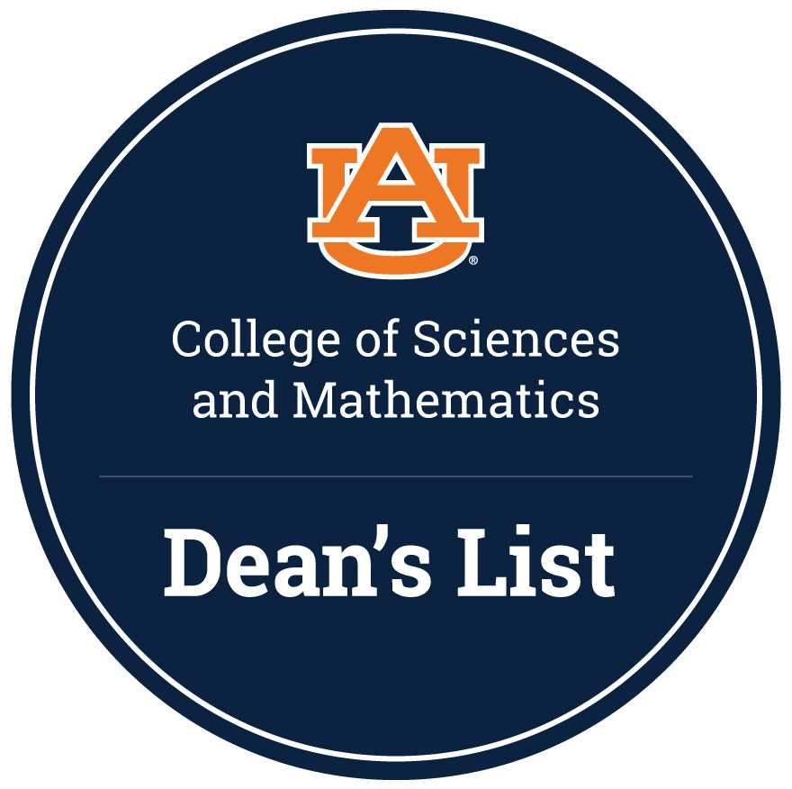 COSAM Dean's List - Summer 2020