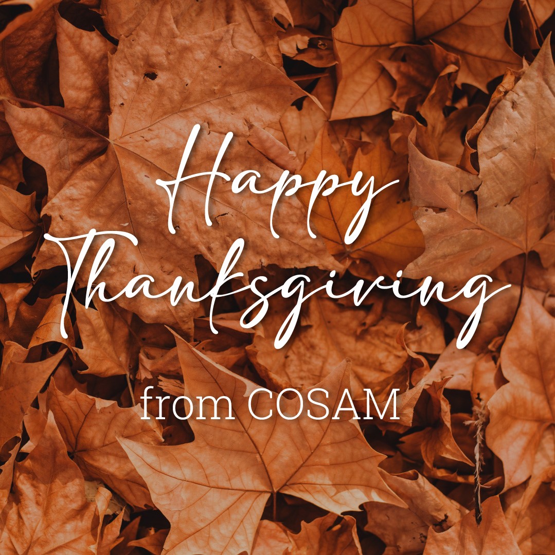 Happy Thanksgiving from COSAM
