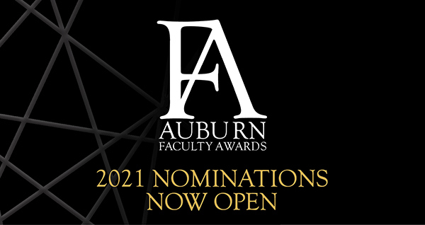 Nominations open for 2021 Faculty Awards