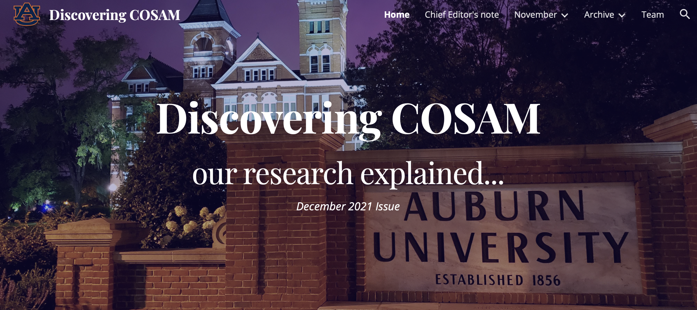 Discovering COSAM