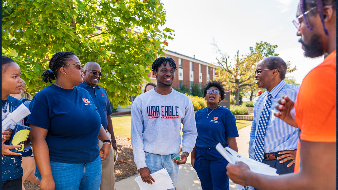 Atlanta-area high school students visit Auburn as part of special tour