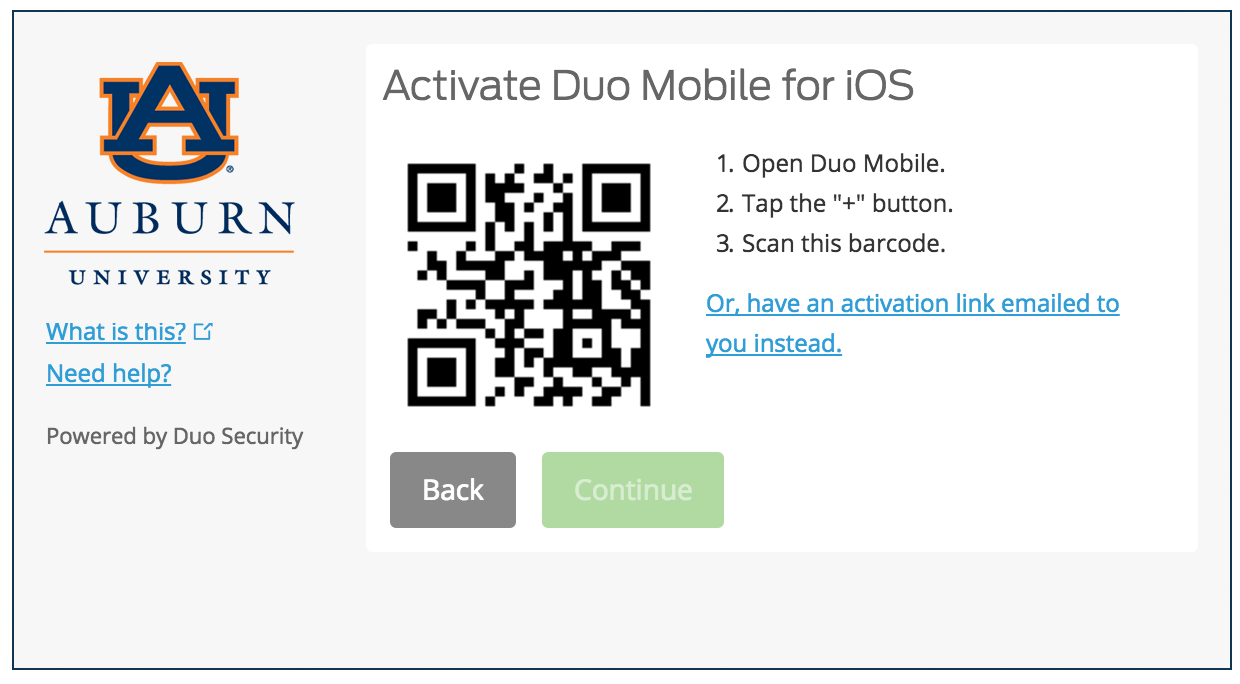 Reactivate Duo Mobile