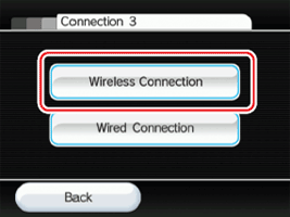 Wii - Choose Wireless Connection