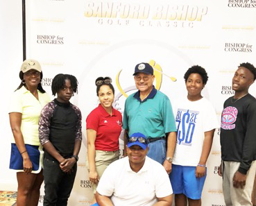 GMFMG participants with founder Craig Kirby (center front) and Congressman Sanford Bishop (center rear)