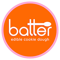 The word 'batter' with a spoon extending from the 't'.