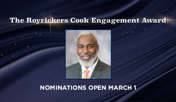 Royrickers Cook Engagement Award - Nominations Open March 1