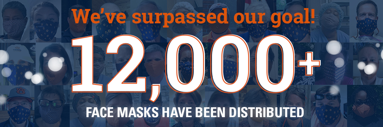 We've surpassed our goal 12,000+ face masks have been distributed