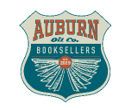 Blue and grey shield with Auburn Oil Company Booksellers