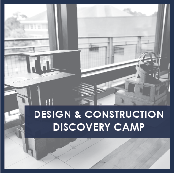 Classroom image with text - Design and Construction Discovery Camp