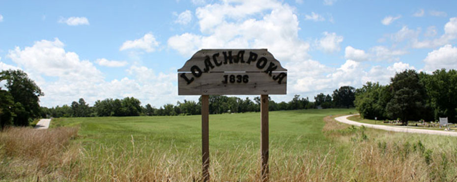 City of Loachapoka sign