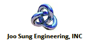 Blue twisted cirle logo with Joo Sung Engineering Inc underneath.