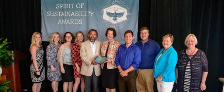 O Grows members at the Spirit of Sustainability Awards